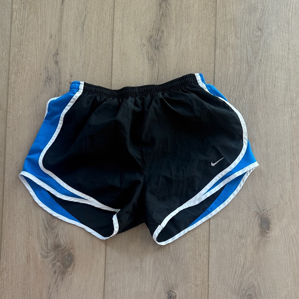 Nike Black and Blue Running Shorts